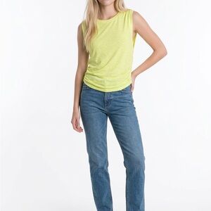 FP Movement by Free People Neon Yellow Muscle Tee size lg